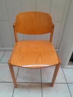 Vintage jaren '70 houten stoelen, Ophalen, Gebruikt