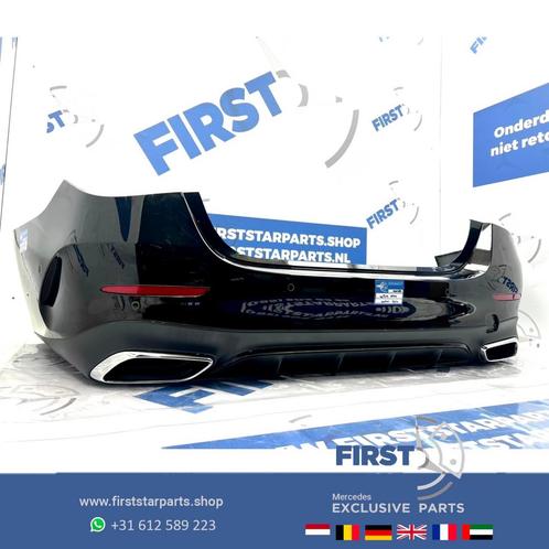 W214 BUMPER + DIFFUSER AMG ACHTERBUMPER 2023-2026 BUMPER + D, Auto-onderdelen, Carrosserie, Bumper, Mercedes-Benz, Achter, Gebruikt