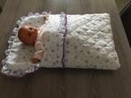 Babypop (33 cm) in slaapzak., Ophalen, Gebruikt, Babypop