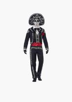Day of the Dead Halloween kostuum - Maat S, Kleding | Heren, Ophalen of Verzenden, Zo goed als nieuw, Maat 46 (S) of kleiner