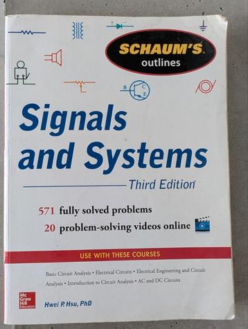 Schaum's Outline of Signals and Systems 3e beschikbaar voor biedingen