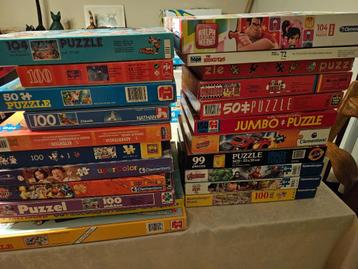 Kinderpuzzels aan 2 euro per stuk beschikbaar voor biedingen