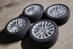 4 velgen 18" BMW 5-serie G30 met winterbanden, Ophalen, 18 inch, Velg(en), Winterbanden