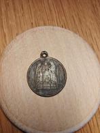 Médaille antique en bronze. Pèlerinages Brusthem, Ophalen, Brons