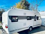Hobby 545KMF, Caravans en Kamperen, Caravans, Stapelbed, Hobby, Airco, Treinzit