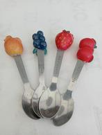 Set vintage lepeltjes van Materne (10 complète sets), Ophalen of Verzenden, Zo goed als nieuw, Inox of Chroom, Bestekset