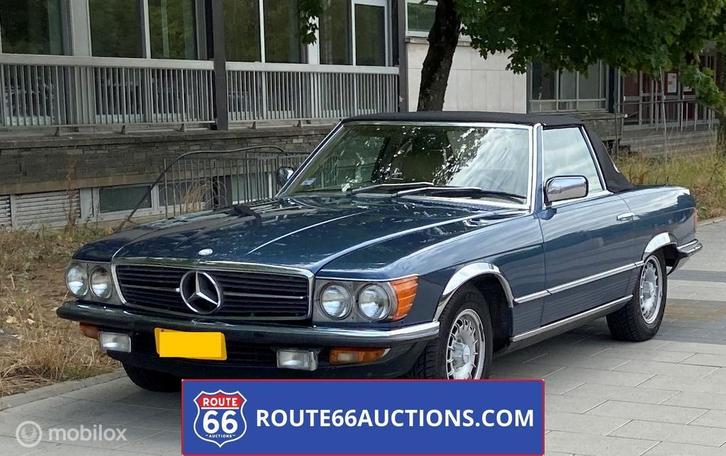 Mercedes-Benz 280 SL | 1983 | Route 66 Auctions, Auto's, Oldtimers, Bedrijf, Te koop, Mercedes-Benz, Benzine, Overige carrosserie