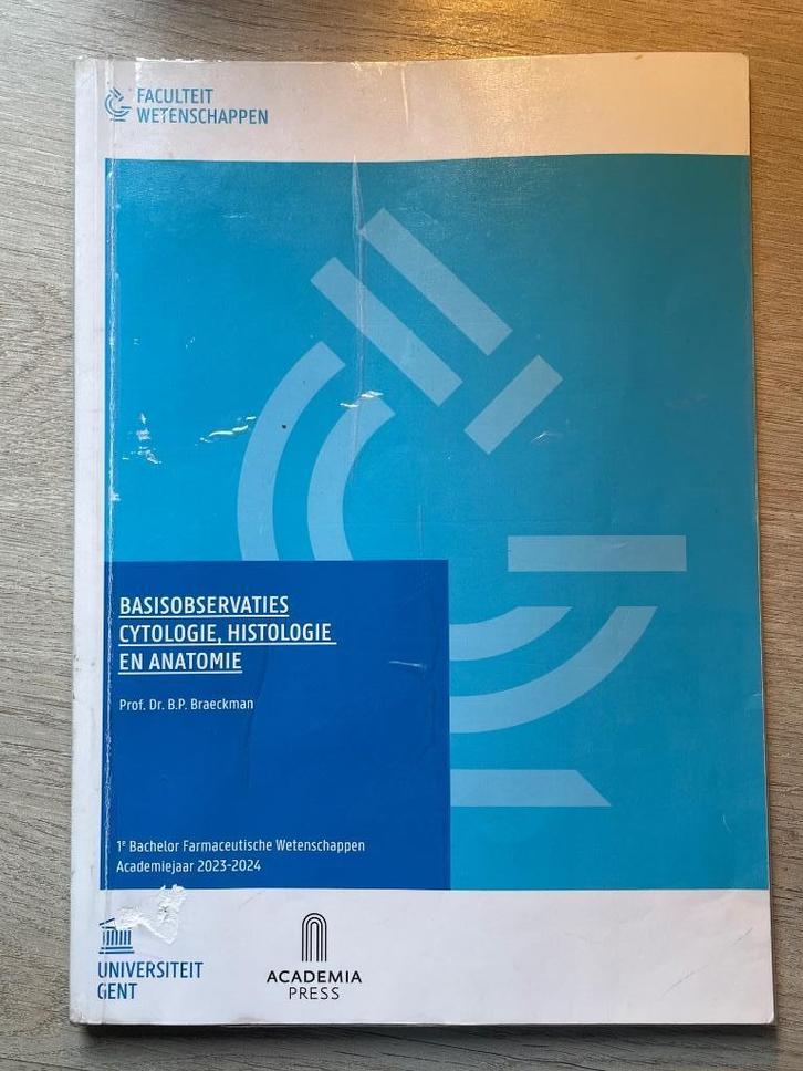 Boeken en cursussen 1e bachelor farmaceutische wetenschappen, Boeken, Studieboeken en Cursussen, Ophalen