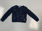 Donkerblauw Milla star golfje met pailetten maat 134, Ophalen, Zo goed als nieuw, Meisje, Trui of Vest