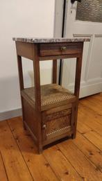 Nachtkastje marmeren blad, Antiek en Kunst, Ophalen