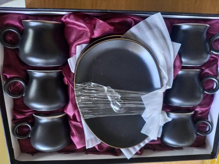 Turks koffieservies expresso 6 stuks / Kahve sofra takımı, Antiek en Kunst, Antiek | Porselein, Ophalen of Verzenden