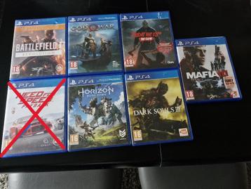 6 SONY PLAYSTATION 4 GAMES TE KOOP - DE LAATSTE beschikbaar voor biedingen