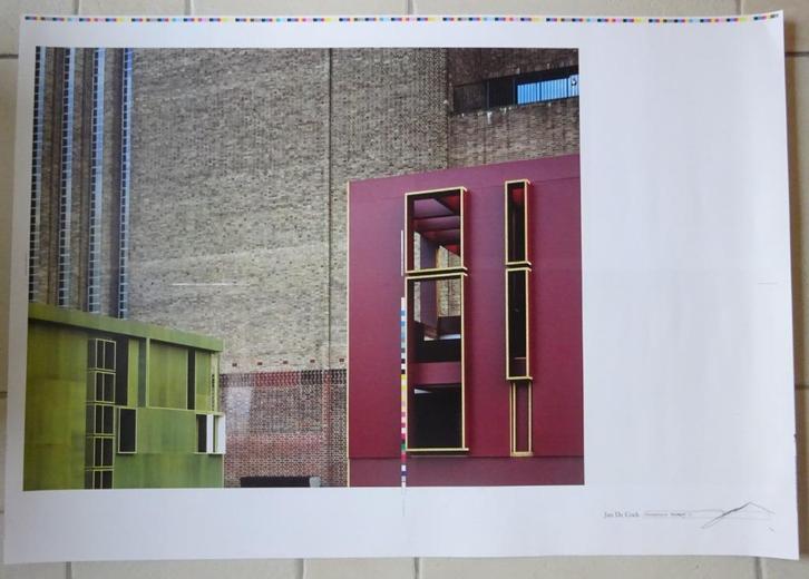 Jan de Cock, offset foto, gesigneerd, museum 15, signed, Antiek en Kunst, Kunst | Litho's en Zeefdrukken, Ophalen of Verzenden