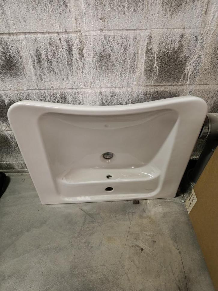 Évier en faience,, Doe-het-zelf en Bouw, Sanitair, Nieuw, Wastafel, Steen, Ophalen