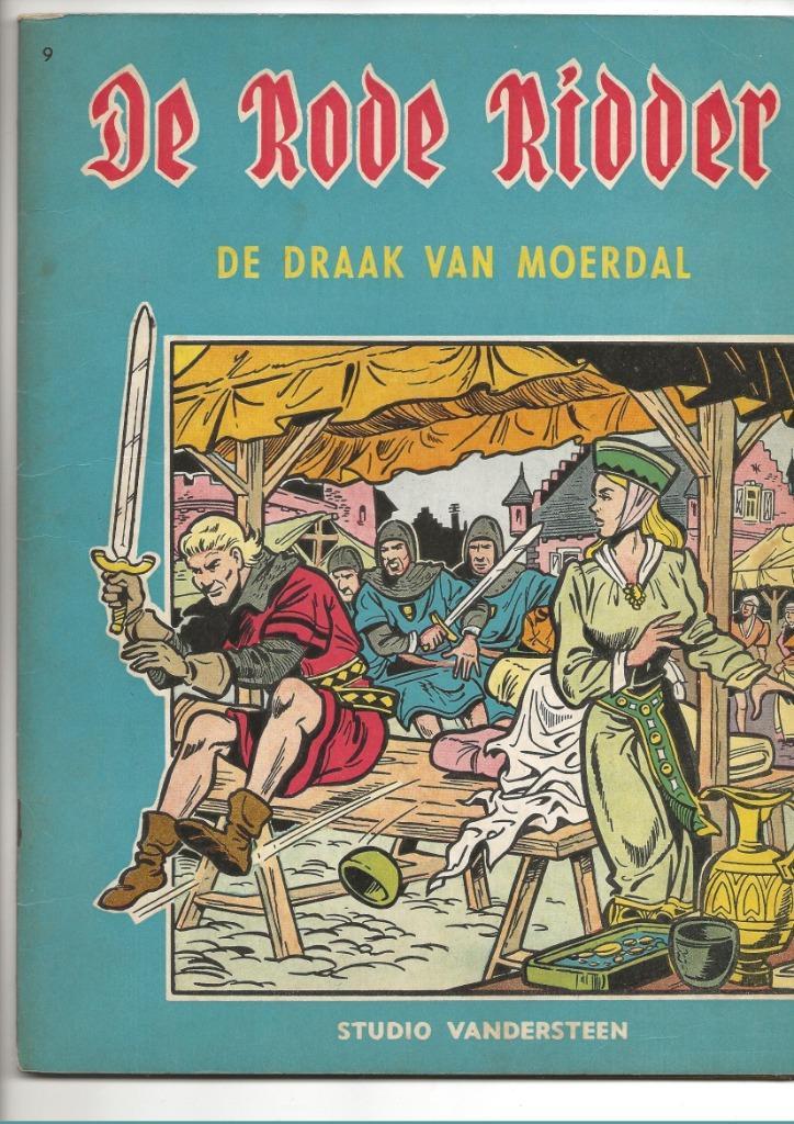 De Rode Ridder - 9 - De draak van Moerdal - 1e druk, Boeken, Stripverhalen, Zo goed als nieuw, Eén stripboek, Ophalen of Verzenden