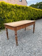 Table bureau en bois rustique, Bureau