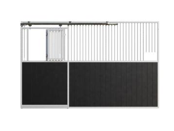 Stalwand voorwand Basic met schuifdeur + minideur | Voorraad beschikbaar voor biedingen