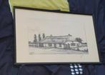 schilderij tekening 57 cm lang en 37 cm hoog, Enlèvement