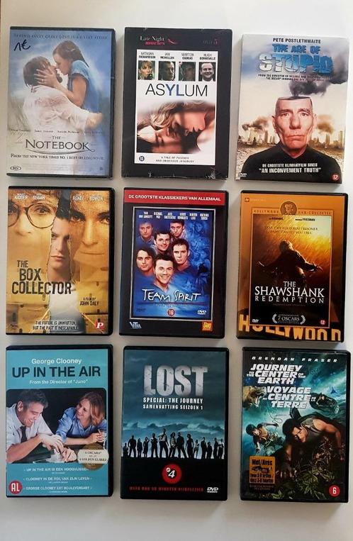 dvd's allerlei: shawshank redemption, team spirit, notebook, CD & DVD, DVD | Action, Neuf, dans son emballage, Autres genres, Enlèvement ou Envoi