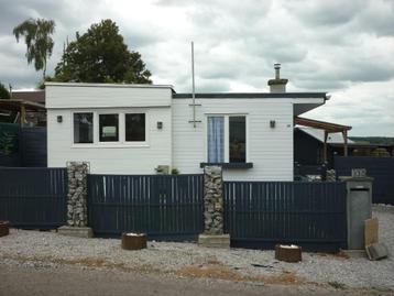 Caravane avec véranda et terrain, Immo, 60 m², Chalet, 2 chambres, Province de Hainaut