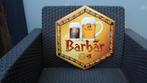 blikken bordje barbar bier, Verzamelen, Ophalen, Nieuw, Reclamebord