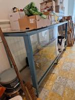 vintage vitrine kast, Huis en Inrichting, Kasten | Vitrinekasten, Ophalen, Zo goed als nieuw