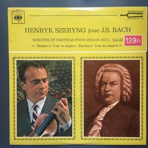 vinyl LP Bach Sonates et Partitas Violon Seul Henryk Szeryng, Cd's en Dvd's, Vinyl | Klassiek, Ophalen of Verzenden
