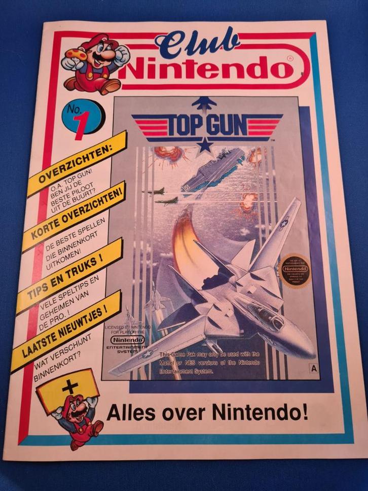 Magazine Club Nintendo - No. 1 Volume 1 (1989), Hobby en Vrije tijd, Verzamelkaartspellen | Pokémon, Gebruikt, Verzenden