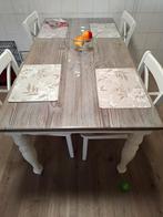 Eettafel + stoelen, Huis en Inrichting, Ophalen, Zo goed als nieuw