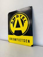 Amstel bromfietsen emaille bord, Verzamelen, Ophalen of Verzenden, Gebruikt, Reclamebord