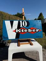 V10 band Kléber emaille reclamebord, Ophalen of Verzenden, Zo goed als nieuw, Reclamebord