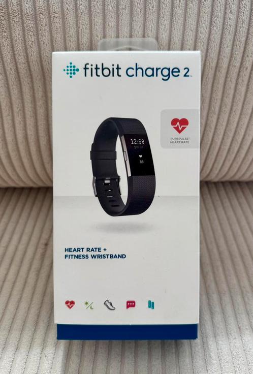 Fitbit Charge 2!, Handtassen en Accessoires, Sporthorloges, Zo goed als nieuw, Android, Zwart, Afstand, Calorieverbanding, Conditie