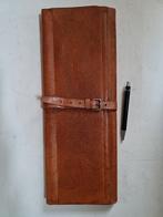 Folio bankers vintage cuir de porc John Pound avec bracelet, Enlèvement ou Envoi, Utilisé