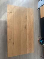 Salontafel massief eiken hout, Ophalen, 100 tot 150 cm, 50 tot 100 cm, Zo goed als nieuw