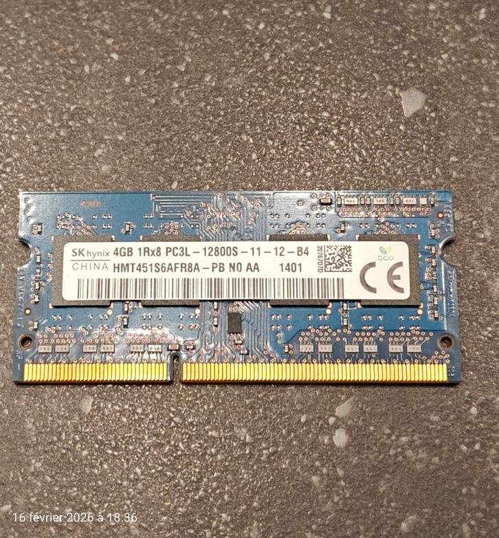 RAM 4 go SO-DIMM. SK Hynix., Informatique & Logiciels, Mémoire RAM, Enlèvement ou Envoi