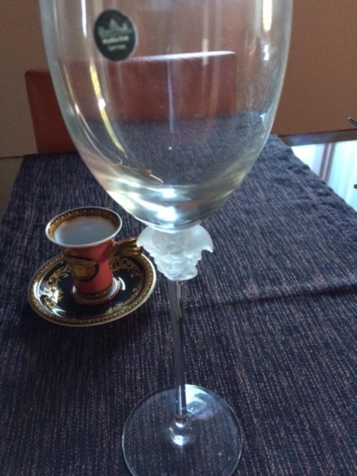 Wijnglazen Gianni Versace/Rosenthal, Verzamelen, Glas en Drinkglazen, Zo goed als nieuw, Overige typen, Ophalen