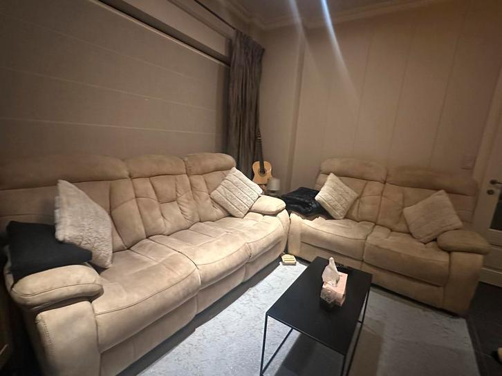 Zetel relax hert, Huis en Inrichting, Zetels | Complete zithoeken, Gebruikt, Stof, Ophalen