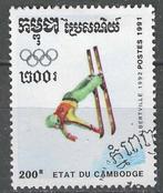 Cambodge 1991 - Yvert 999 - Jeux d'hiver à Albertville (ST), Envoi