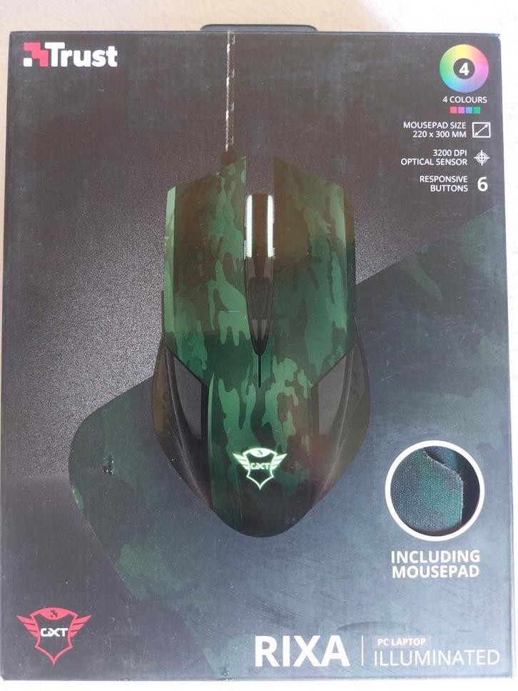 Trust GXT 781 Rixa Gaming Mouse NEW SEALED, Computers en Software, Muizen, Nieuw, Muis, Ophalen of Verzenden