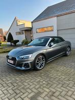 Goed onderhouden zwarte Audi A5 cabrio van december 2023, Auto's, Audi, 4 zetels, 139 g/km, 4 cilinders, Zwart