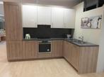 HOOGGLANSKEUKEN MAGNOLIA / EIK-IMITATIE, Huis en Inrichting, Keuken | Complete keukens, Ophalen, Hoekkeuken, Nieuw, Hoogglans of Gelakt