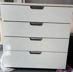 Witte kast met 4 schuiflades IKEA Galant, Huis en Inrichting, Ophalen, 50 tot 100 cm, Zo goed als nieuw, Minder dan 100 cm
