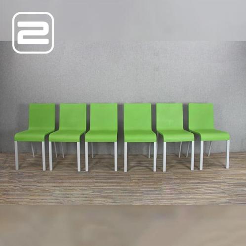 6 Maarten Van Severen 03 stoelen, Huis en Inrichting, Stoelen, Gebruikt, Vijf, Zes of meer stoelen, Kunststof, Metaal, Overige kleuren
