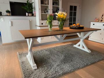 Eettafel, Huis en Inrichting, Ophalen, Zo goed als nieuw, Vijf personen of meer, Rechthoekig
