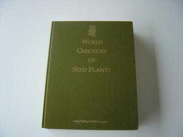 boek: world ckecklist of seed plants (volume 2) beschikbaar voor biedingen