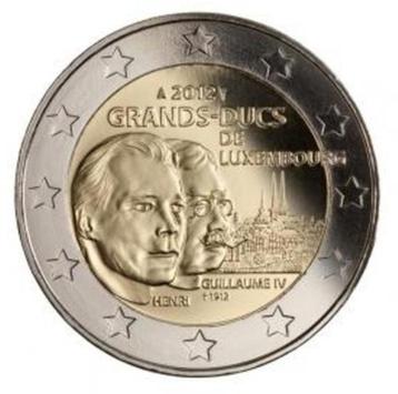 2 euros commémoration LUXEMBOURG 2012