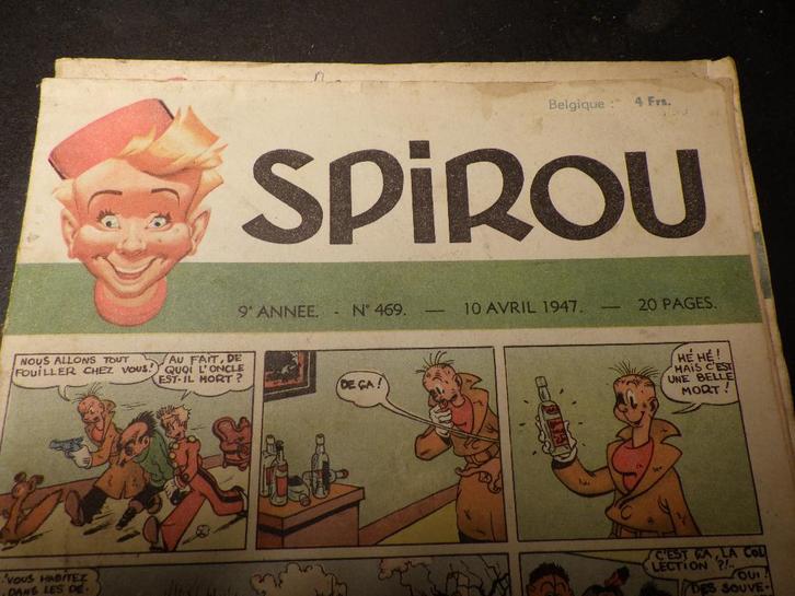 hedomadaire spirou, Antiek en Kunst, Kunst | Overige Kunst, Ophalen