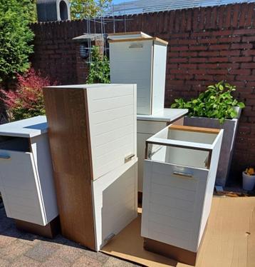 diverse keukenkasten te gebruiken in garage /  hobby ruimte, Hobby en Vrije tijd, Ophalen, Gebruikt