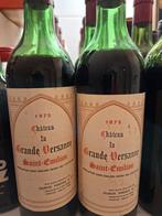 Chateau la Grande Versanne Saint Emilion 1975 8 bouteilles, Collections, Enlèvement