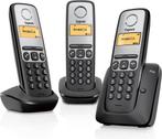 Gigaset a130 - 3 téléphones sans fil fonctionnels, Télécoms, Comme neuf, Enlèvement, 3 combinés